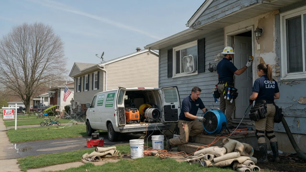 Flood Cleanup in Woodbine, KS near me